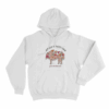 Worlds Best Mom Dog Award Unisex Hoodie White
